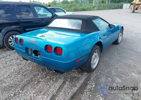 1992 Chevrolet Corvette из США, поврежденный, VIN 1G1YY33P0N5114962